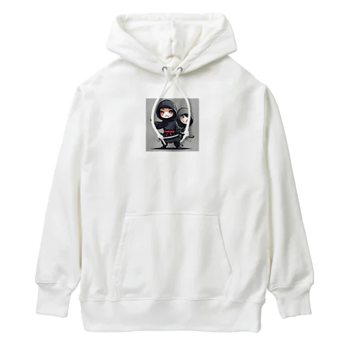 愛くるしい忍者グッズ Heavyweight Hoodie