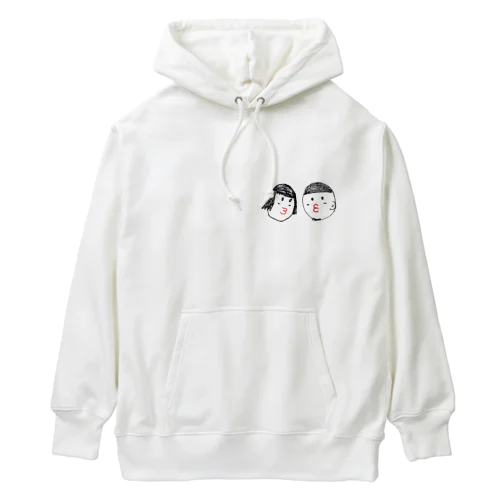 しゅむしゅむ君としゅむしゅむちゃん Heavyweight Hoodie