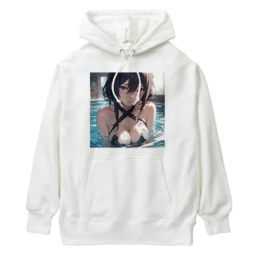 セクシー水着のお姉さん1 Heavyweight Hoodie