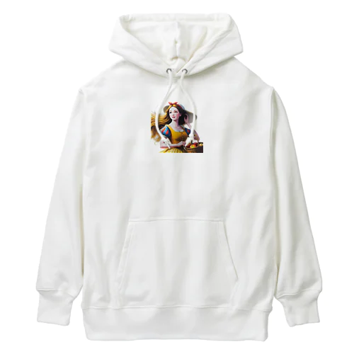 美麗な女性のアニメーション Heavyweight Hoodie