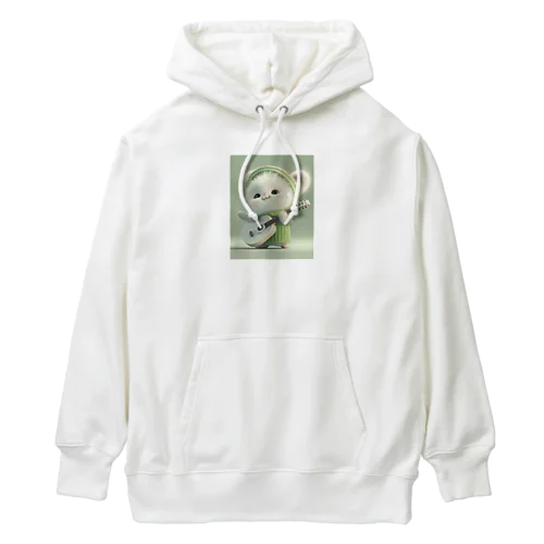 可愛いギターリスト Heavyweight Hoodie