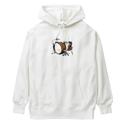 シンプルdrum Heavyweight Hoodie