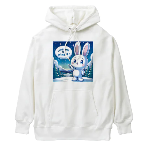 PONPONウサギ Heavyweight Hoodie