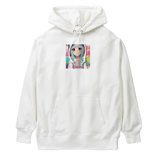 季節をテーマにした美しいイラスト Heavyweight Hoodie