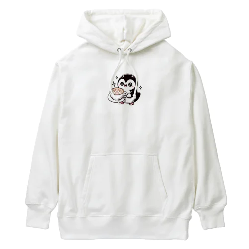 ペンギンバリスタのラテアート Heavyweight Hoodie