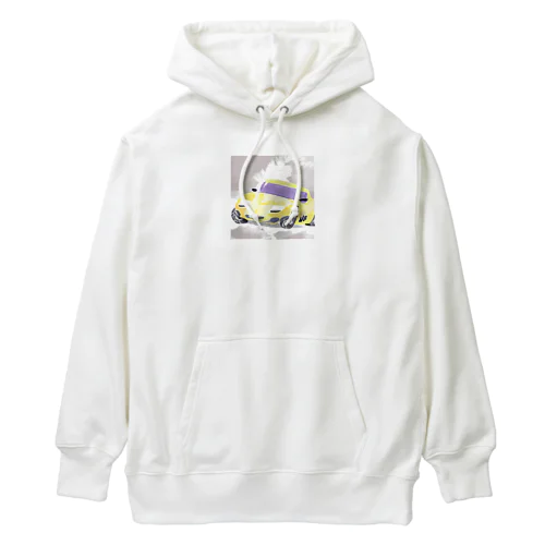 人気！水彩画風スポーツカー Heavyweight Hoodie