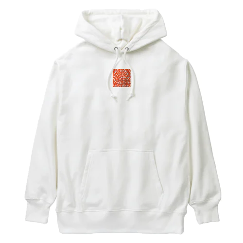 北欧風フラワー（赤） Heavyweight Hoodie