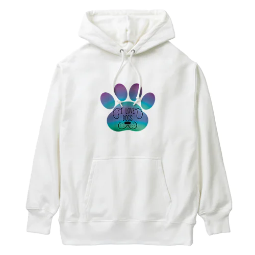 I love dogs わんちゃん好きさんへ Heavyweight Hoodie