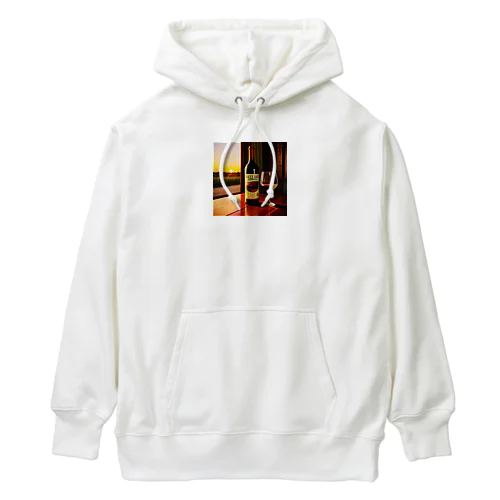 ワインで一杯 Heavyweight Hoodie