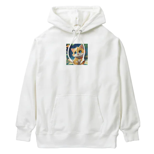 にゃんこ Heavyweight Hoodie