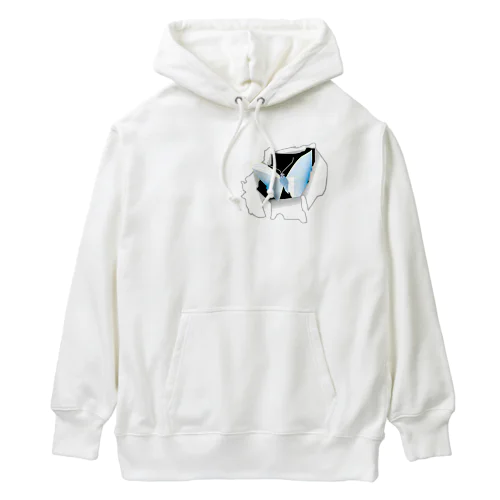 【フェイク】破れから蝶 Heavyweight Hoodie