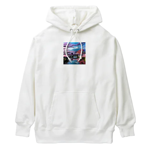 日本一富士山の絶景 Heavyweight Hoodie