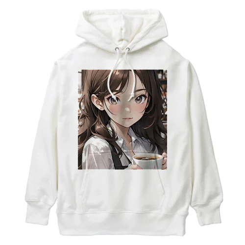 バリスタ見習いの女の子 Heavyweight Hoodie