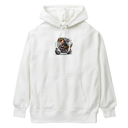 かわいい恐竜のイラストグッズ Heavyweight Hoodie