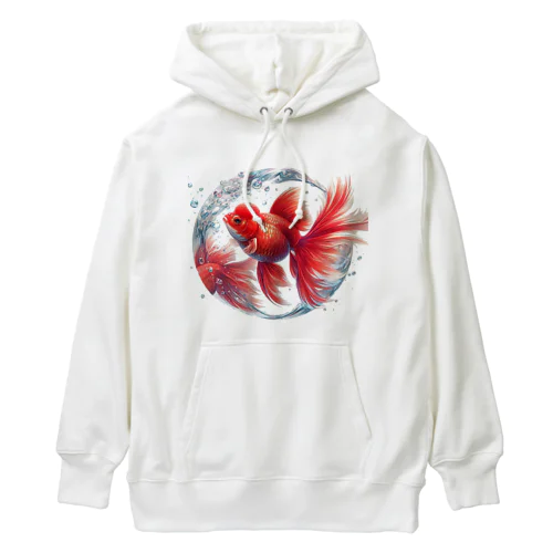 たゆたう金魚 Heavyweight Hoodie