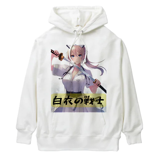 白衣の戦士シリーズ Heavyweight Hoodie