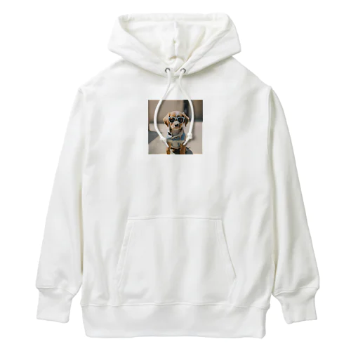 かっこつけの子犬のグッズ Heavyweight Hoodie