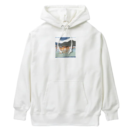 いつくしまじんじゃ Heavyweight Hoodie