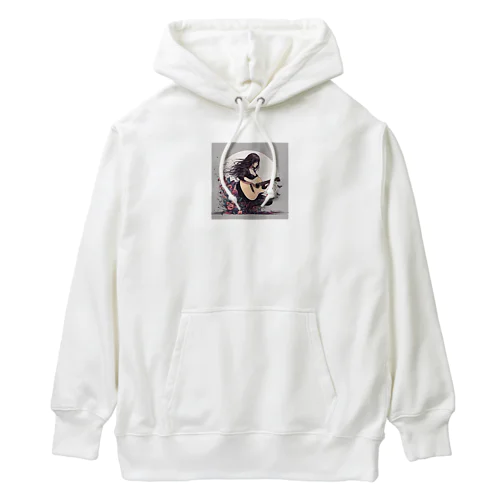 アコースティックな少女 Heavyweight Hoodie