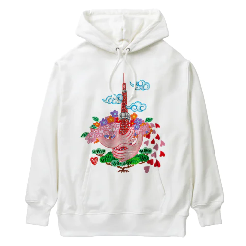 hugシリーズ　東京タワーをハグしちゃお！ Heavyweight Hoodie