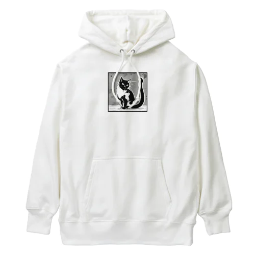 怖かわ猫 Heavyweight Hoodie