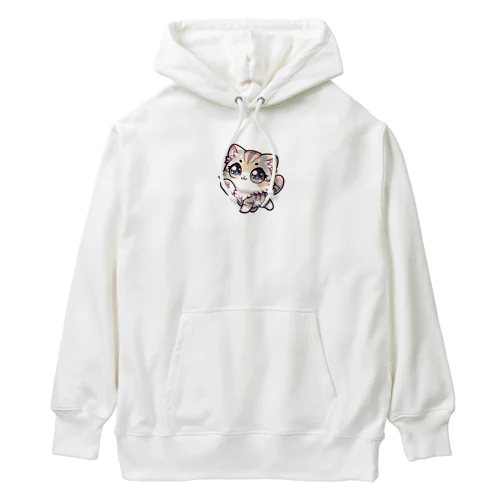 ちびニャン・パティオ Heavyweight Hoodie