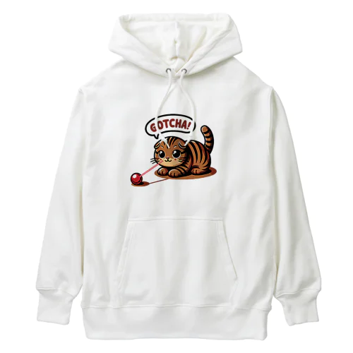 まる耳ねこのほっこり時間 Heavyweight Hoodie