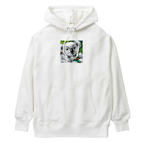 ドッド絵コアラ Heavyweight Hoodie