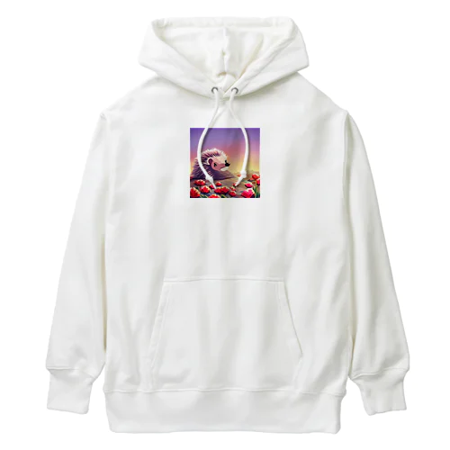 ドット絵ハリネズミ Heavyweight Hoodie