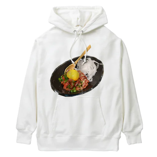 【飯テロ】ユッケ2 Heavyweight Hoodie