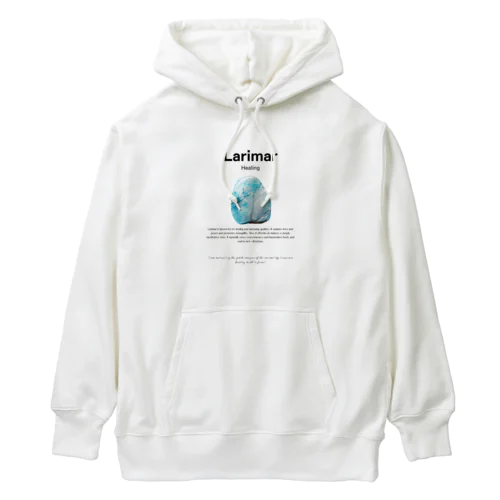 ラリマー・ヒーリング・ストーン Heavyweight Hoodie