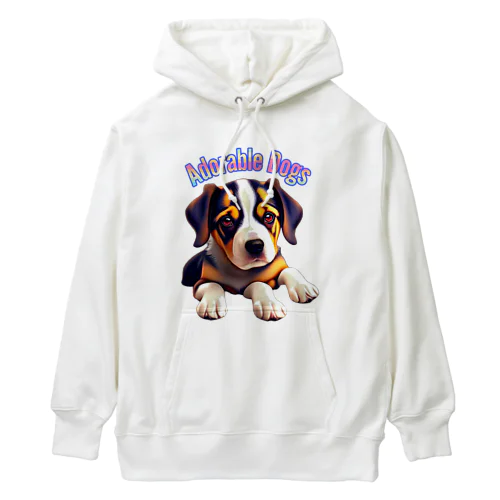 可愛い犬 Heavyweight Hoodie