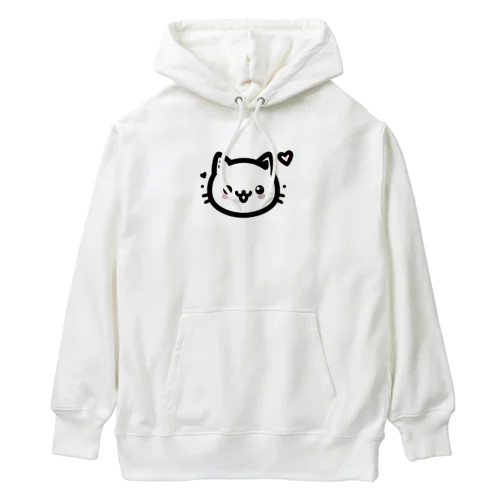 可愛いにゃんこ🐱💞 Heavyweight Hoodie