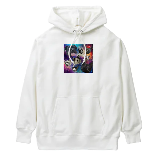 ペットたち （宇宙） Heavyweight Hoodie