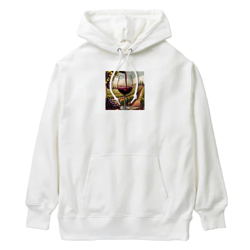 丹精込めたボジョレーヌーボ Heavyweight Hoodie