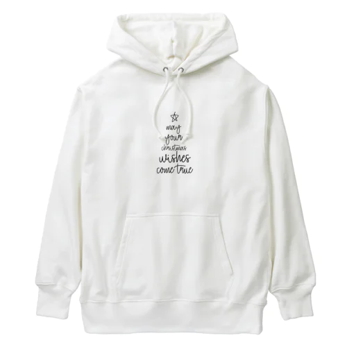 クリスマスツリー英文デザイン Heavyweight Hoodie