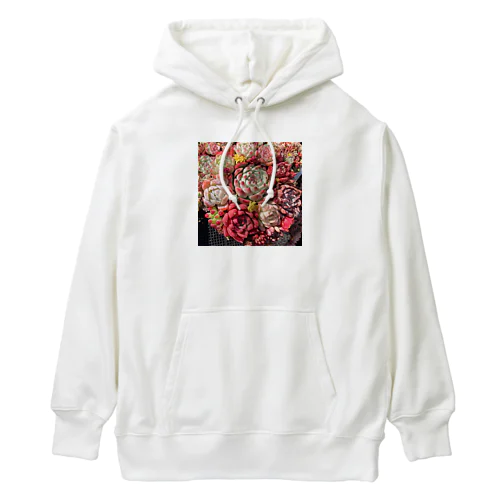 華やかなエケベリア Heavyweight Hoodie