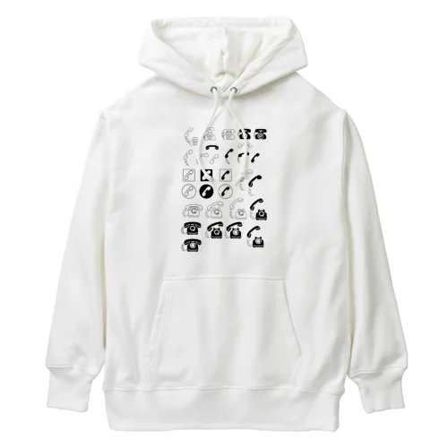 テレフォンマーク いろいろ Heavyweight Hoodie