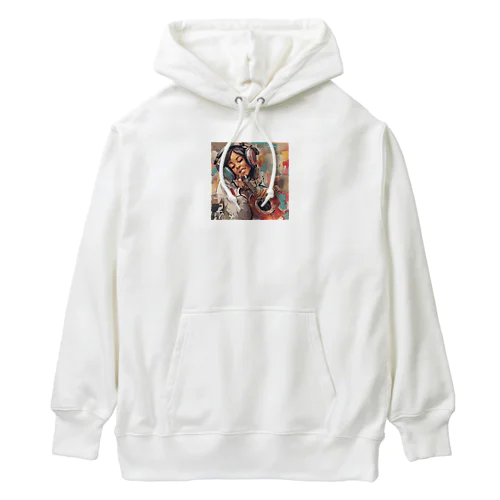 Mevio ロックウーメン Heavyweight Hoodie