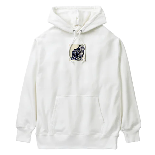 ピクセルアートアメリカンショートヘア Heavyweight Hoodie