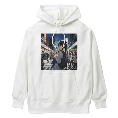 迷った美少女 Heavyweight Hoodie