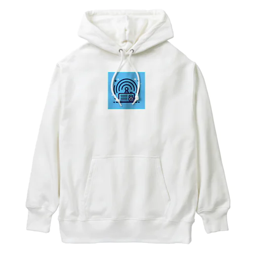 「電波に浸る私たちの心」 Heavyweight Hoodie