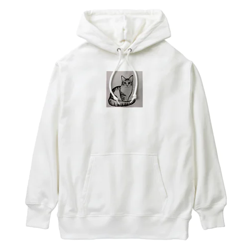 猫ちゃん Heavyweight Hoodie