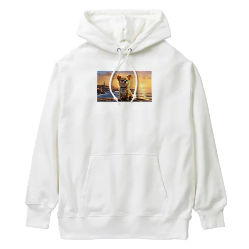 サンセットチワワ Heavyweight Hoodie