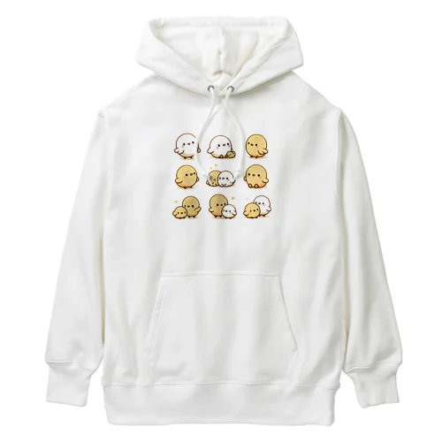 可愛らしいヒヨコグッズ Heavyweight Hoodie