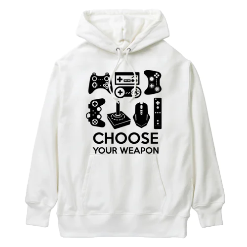 Choose your weapon Heavyweight Hoodie