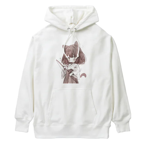 ネコ耳弓道部 Heavyweight Hoodie