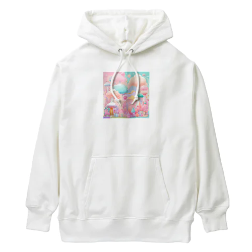 キノコのアート Heavyweight Hoodie