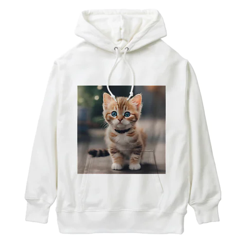 可愛い猫ちゃん Heavyweight Hoodie