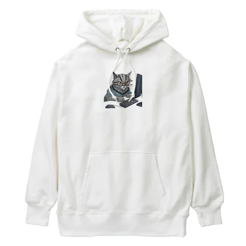 開発者猫 Heavyweight Hoodie